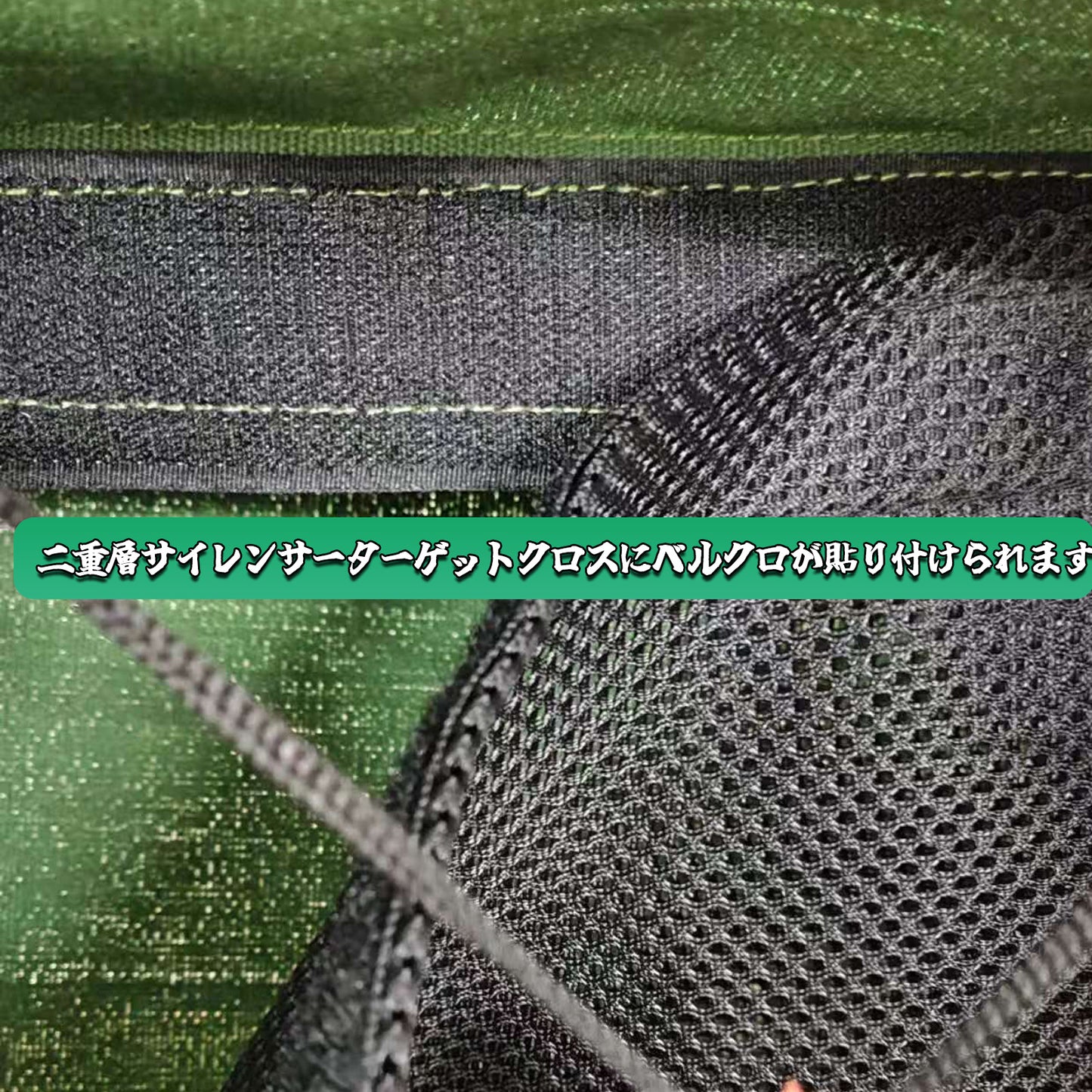 シューティング ターゲット ボックス 30cm 折り畳み 持ち運び 回収不要 エアガン 消音 ネット エアガン トイガン サバゲー 的当て 射撃 緑の厚手のキャンバス
