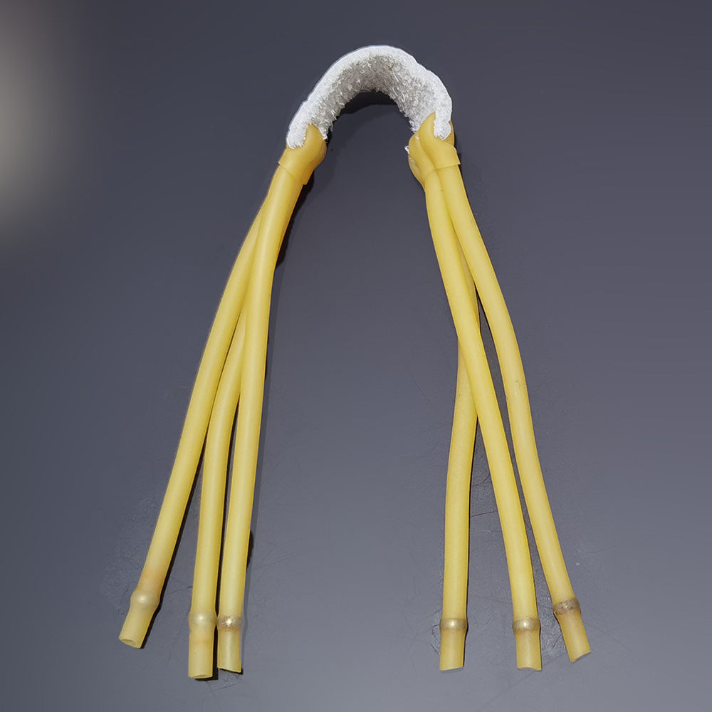 パチンコ 【交換用】高弾性 ゴムチューブ 3本1組セット (5セット or 10セット) 全長約32cm 耐久性抜群