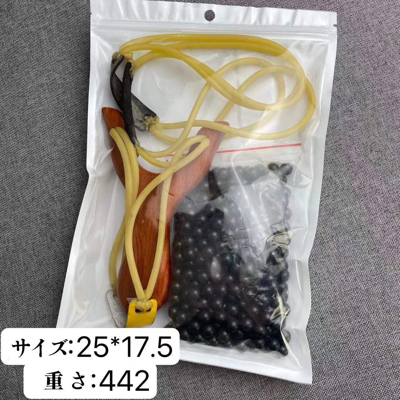 スリングショット 動物撃退器 害獣・害虫対策器 狩猟用 天然木製スリングショットゴムバンド 替えゴム と粘土弾100 3色展開 大人向け屋外スポーツゲーム兼用カタパルト 1個セット ショット スリング パチンコ パチンコ銃 ファルコン
