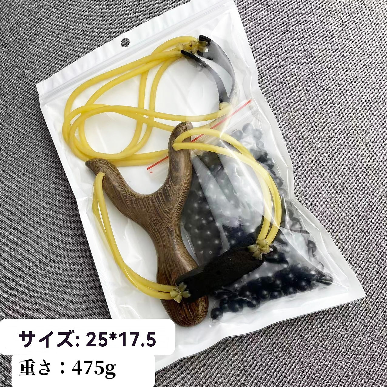 スリングショット 動物撃退器 害獣・害虫対策器 狩猟用 天然木製スリングショットゴムバンド 替えゴム と粘土弾100 3色展開 大人向け屋外スポーツゲーム兼用カタパルト 1個セット ショット スリング パチンコ パチンコ銃 ファルコン